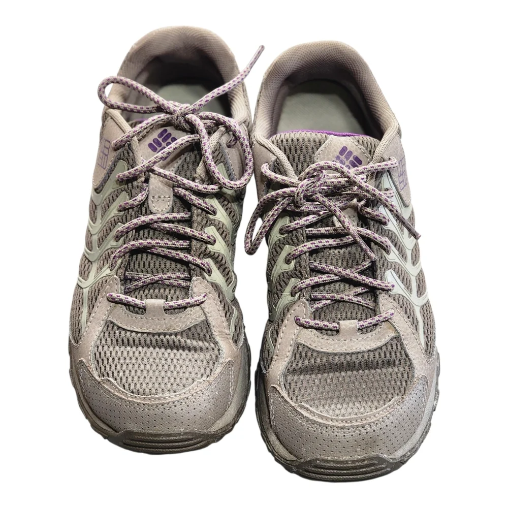 Columbia Strata Trail Low Women's Omnitech Size 8.5 Light Brown/gray Waterproof